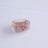 Statement Rings - Lavender, Royal Gray, Milk Tea, Marble White, Baby Pink