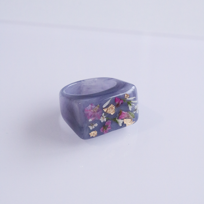 Statement Rings - Lavender, Royal Gray, Milk Tea, Marble White, Baby Pink
