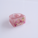 Statement Rings - Lavender, Royal Gray, Milk Tea, Marble White, Baby Pink