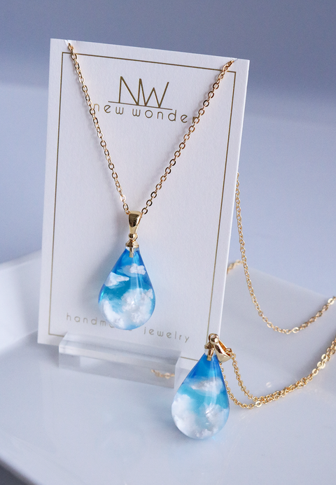 [Preorder] Cloud Pendant - Blue Sky Drops