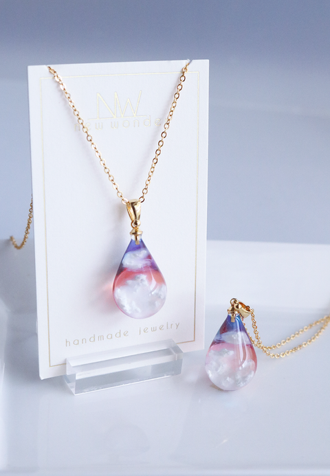 [Preorder] Cloud Pendant - Cotton Candy Sunset
