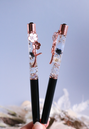 Floral Pen - Black
