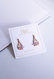 Flower Drop Earrings