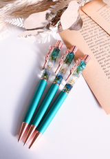 Floral Pen - Turquoise