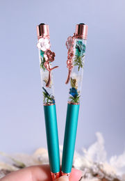 Floral Pen - Turquoise