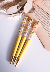 Floral Pen - Yellow