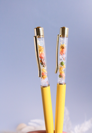 Floral Pen - Yellow