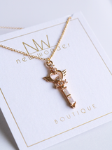 Magical Girl -  Heart Wand Necklace
