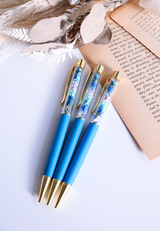 Floral Pen - Blue