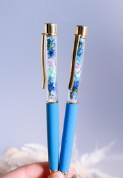 Floral Pen - Blue