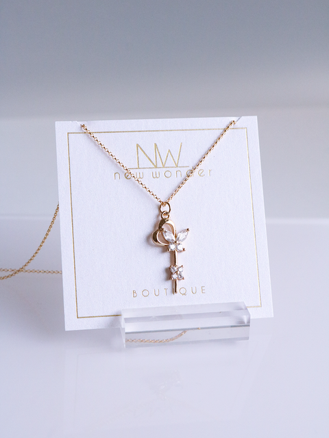 Magical Girl -  Butterfly Wand Necklace