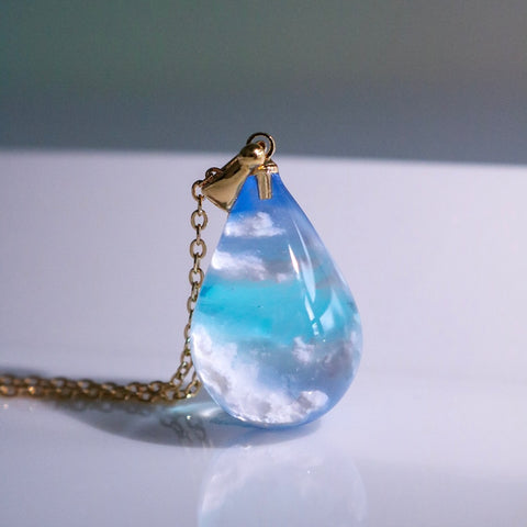 Cloud Pendant - Blue Sky Drops