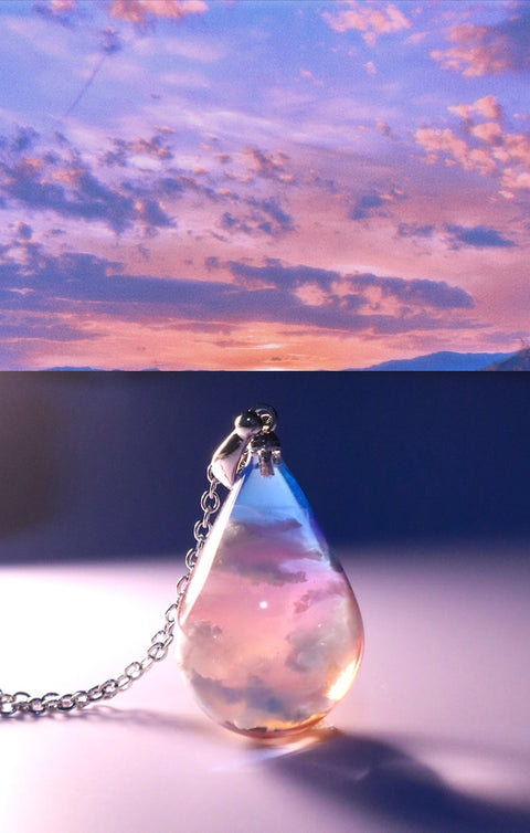 Cloud Pendant - Cotton Candy Sunset