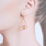 Sakura Earrings - Pink, White