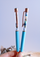 Floral Pen - Baby Blue