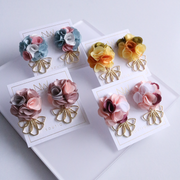 Bouquet Earrings - Pastel, Rose, Clouds, Sunshine