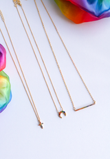 Rainbow Collection - Crescent Necklace