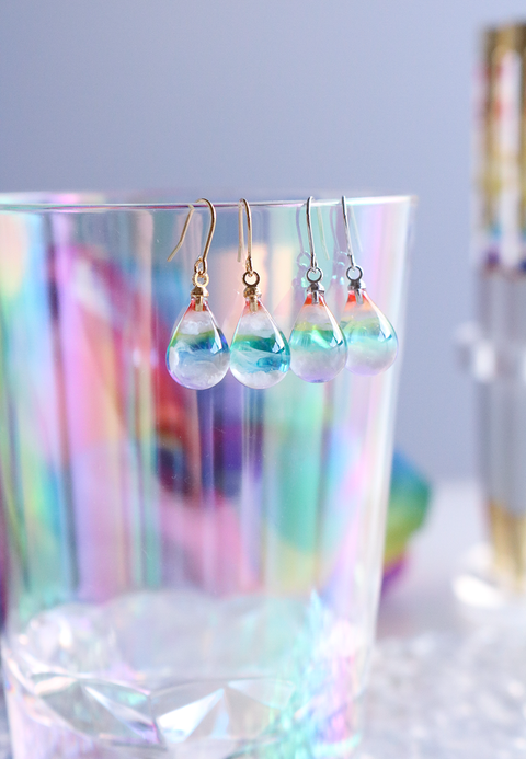 Rainbow Collection - Cloud Earrings