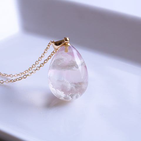 Spring Sale - Sakura Cloud Pendant (Egg)
