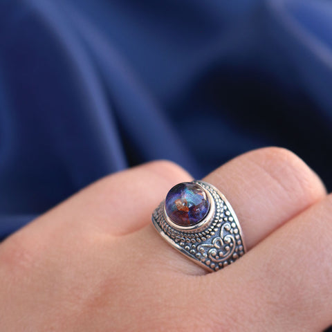 Interstellar Sterling Silver Collection - Cosmic Force 8mm
