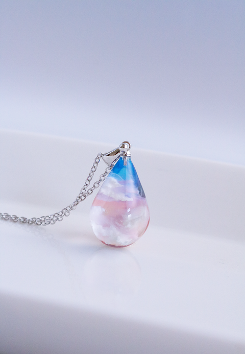 Cloud Pendant - Cotton Candy Sunset