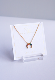 Rainbow Collection - Crescent Necklace