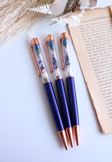 Floral Pen - Dark Berry