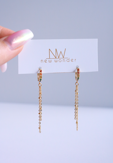 Rainbow Collection - Hoop Earrings