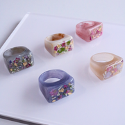 Statement Rings - Lavender, Royal Gray, Milk Tea, Marble White, Baby Pink