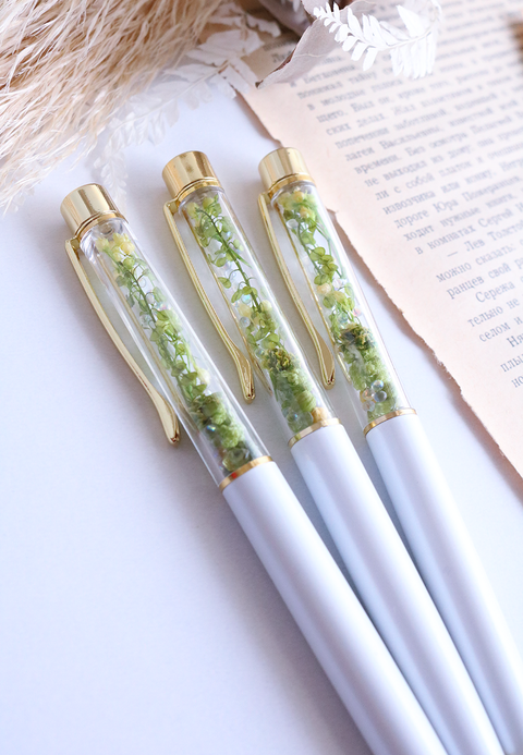 Floral Pen - Lush Green