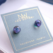 Interstellar Collection - Galaxy Stud Earrings