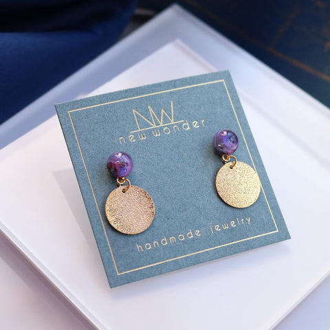 Interstellar Collection - Stardust Earrings Gold