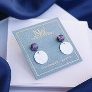 Interstellar Collection - Stardust Earrings Silver
