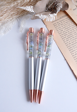 Floral Pen - Metalic