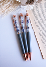 Floral Pen - Gray