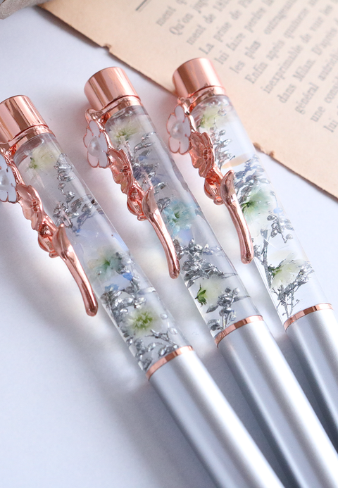 Floral Pen - Metalic