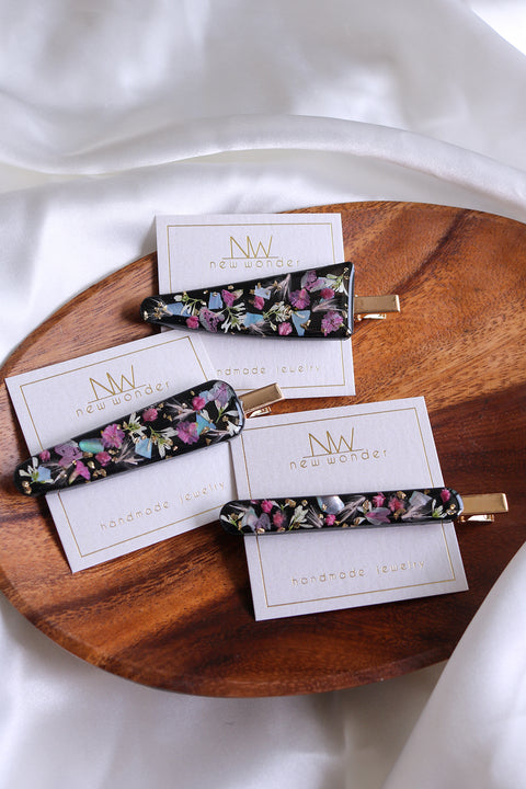 Floral Hair Clips - 1