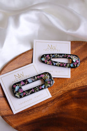 Floral Hair Clips - 1.