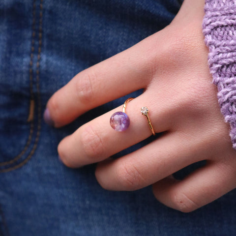 Interstellar Collection - Ethereal Band Ring in Silver