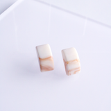 Half-round studs - Latte