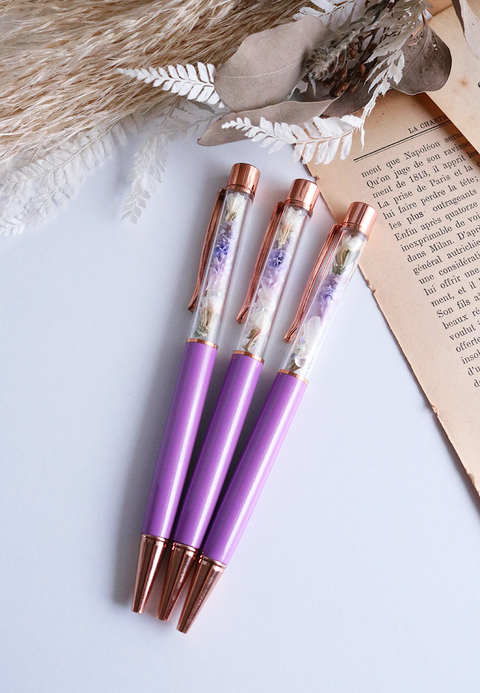 Floral Pen - Lavender