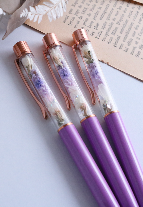 Floral Pen - Lavender
