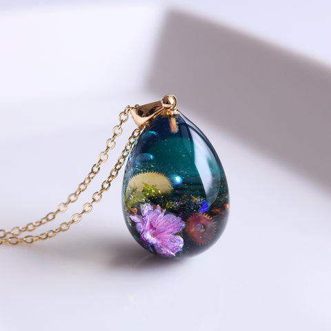 Fairytale Pendant - Underwater Caverns (Private Listing)