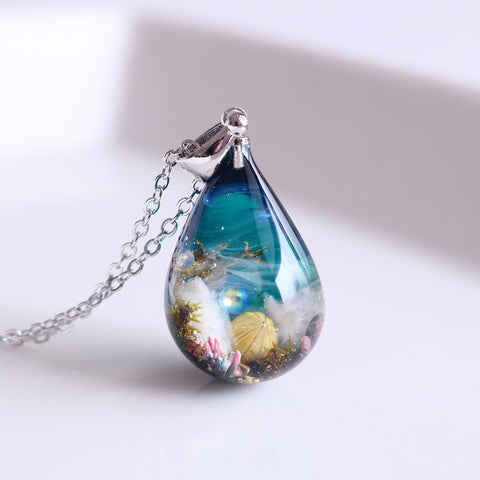Fairytale Pendant - Underwater Caverns (Private Listing)
