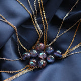 Interstellar Collection - Galaxy Pendant Necklace Gold