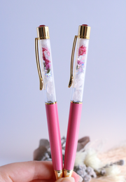 Floral Pen - Baby Pink
