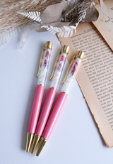 Floral Pen - Baby Pink