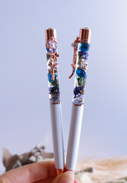 Floral Pen - Royal Blue