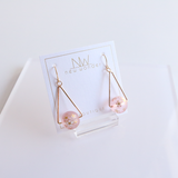 Sakura Earrings - Pink, White