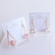 Sakura Earrings - Pink, White